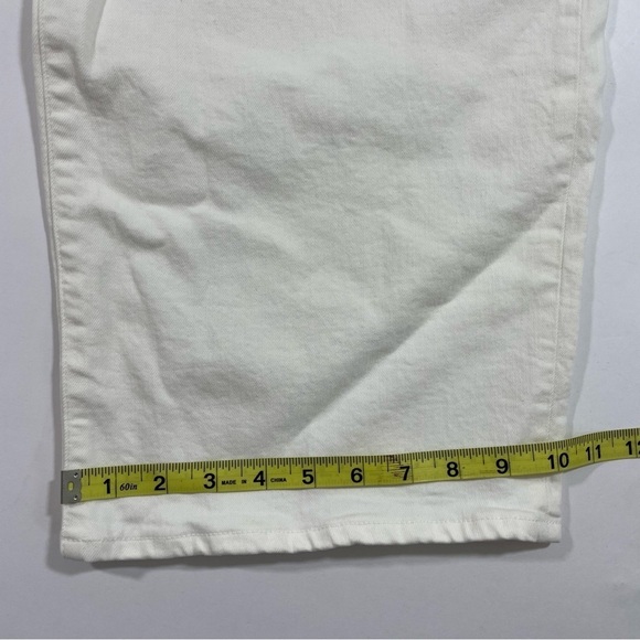 New Madewell The Perfect Vintage Wide Leg Crop Jean Tile White - Picture 11 of 11